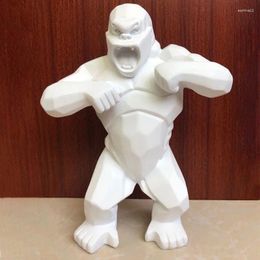 Decorative Figurines 20CM King Kong Cartoon Resin Crafts Home Living Room Bedroom Wine Cabinet Creative Decoration European Style