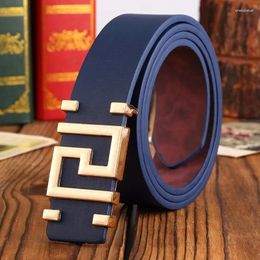 Belts Fashionable Casual Men Women Belt With Gold Letter Buttons Versatile For Daily Decoration Jeans Designer Gift Boyfriend