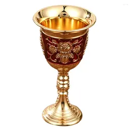 Cups Saucers Classical Metal Wine Cup Handmade Small Structure European Style Copper Champagne Dining Room Wedding Decoration