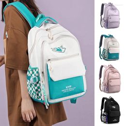 School Bags Primary Students Trendy Girls Boys Nylon Bag Waterproof College Backpack Cool Fashion Travel Cute Book Laptop