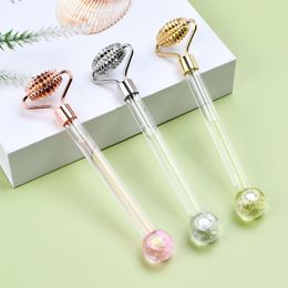 Crystal jade ice hockey roller massager SPA facial beauty ice massage stick eye cream ice ball beauty instrument