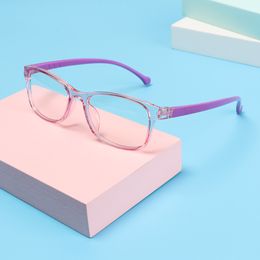 Anti-blue Light Kids Glasses Optical Frame Children Boy Girls Computer Transparent Blocking Anti Reflective Eyeglasses