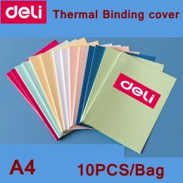 Gloves 10pcs/lot Sc2c# 2mm(915pages) A4 Coloured Thermal Binding Cover Glue Binding Cover Thermal Book Covers Hot Punch Binding Cover