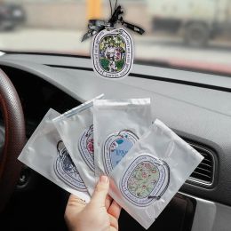 2pcs/lot Car Fragrance with ribbons Pendant Long lasting Fragrance Car Fragrance Ornament Car Accessories Interior Aromatherapy
