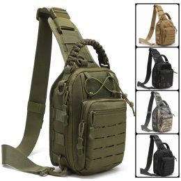 Bags Military Tactical Shoulder Bag Sling Backpack 900D Oxford Men Outdoor Chest Bag Climbing Camping Fishing Trekking Molle Army Bag