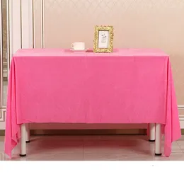 Table Cloth Conference Room Tablecloth Flat Red Desk Flannelette Display Cabinet Thickened