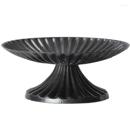 Candle Holders Candlestick Wedding And Festival Decoration Stand For Gift Black Round Accessories Home Decor Tool