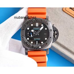 for Luxury Watches Mens Mechanical Watch Swiss Automatic Movement Sapphire Mirror 47mm Imported Rubber Watchband Brand Italy Sport 3cve