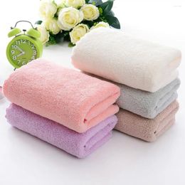 Towel Excellent Bath 8 Colors Skin-friendly Polyester Fluffy Face Supplies Anti-deform