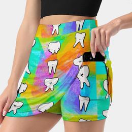 Skirts Happy Molars Woman Fashion 2024 Pant Skirt Mini Office Short Happimola Tamara Arauz Dentist Tooth