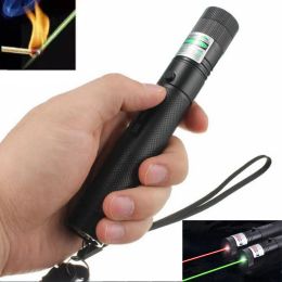 High Powerful Green Laser Pointer- 532nm 5mw Continuous Line Laser Torch (No battery provided)with Adjustable Focus for Hunting