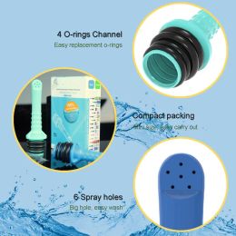 Pocket Bidet Sprayer Personal Cleaner Hand Held Seat Toilet Bidet Tackle Hygiene Washing Travel Wash Nozzle Bidet Parts
