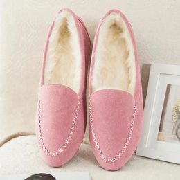 Casual Shoes 2024 Women's Fashion Trend Beanie Korean Version Medium Heel Velvet Pumps