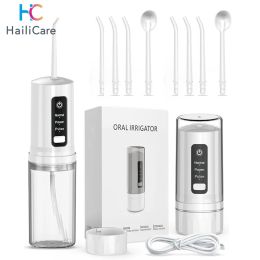 Toothbrush Oral Irrigator Dental Water Flosser Portable Dental Water 3 Modes Teeth Cleaner Toothbrush Oral Hygiene Clean Usb Rechargeable