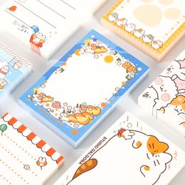 100 Sheets Colorful Cut Rabbit Memo Sticky Note Paper Daily To Do It Check List Paperlaria School Stationery