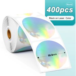 Paper Phomemo PM241 Shipping Label Printer Label Sticker Round Label Square Label Rainbow Colour DIY Logo Design Small Business,1000pcs