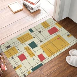 Carpets Non-Slip Carpet Yellow Green Graphic Simple Style Doormat Living Room Kitchen Mat Entrance Door Floor Rug