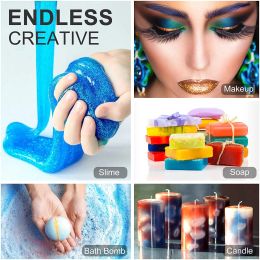 100g Pearlescent Powder Resin Pigment Mica Mineral Powder Dye DIY Epoxy Resin Jewelry Making Nail Art Decor Makeup