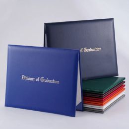 Gloves Royal Blue Imprinted Diploma Cover for Us Lettersize Award Certificates 8.5"x11" Padded Diploma of Graduation