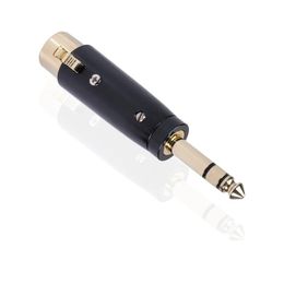 Männliche Stereo -Stereo -zu -XLR -Adapter -Adapter Gold -Plattiermixer Mikrofone Lautsprecher Computer Mobiltelefon für Gitarrenmikrofonkabel