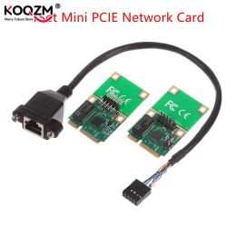 1set Network Cards Mini PCIE Network Card 1000Mbps Gigabit Ethernet RJ45 LAN Network Adapter For Computer PC Pci-e Connector