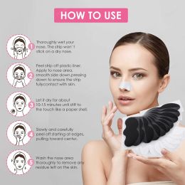 10-100pcs Unisex Nose Blackhead Remover Mask Deep Cleansing Shrink Pore Acne Treatment Mask Skin Care Nose Black Dots Pore Strip