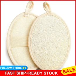 Natural Loofah Body Scrubber Bath Exfoliating Sponge Soft Shower Brushes Clearner Pad Exfoliator Shower Puff Body Skin Care Tool