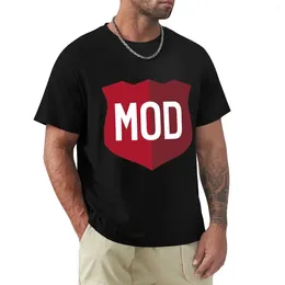 Men's Polos MOD Pizza Classic T-Shirt Aesthetic Clothing Sports Fans Heavy Weight T Shirts For Men