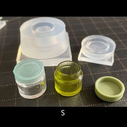 3D Mini Glass Bottle Jar Silicone Moulds Container Epoxy Resin Casting Mould DIY Craft Desktop Ornament Mould Handmade Jewellery Tool