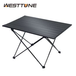 Furnishings Portable Camping Folding Table Outdoor Aluminium Alloy Furniture Travel Tables For Garden Party Picnic BBQ Camping Equipment