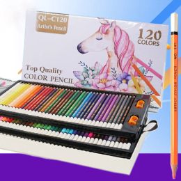 Pencils 120 Colors TOP Quality Color Pencil Professional Oil Artist's Pencils Set Painting Sketching Wood Color Pencil School Supplies