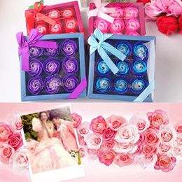 Decorative Flowers Luxury Flower Bouquet Never Withered Roses Carnations Gift Box Wedding Home Artificial With Leaves Couple'S Fun Supplies