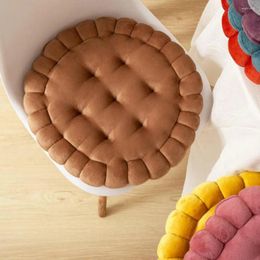 Pillow Protective Solid Colour Adorable Biscuits Design Seat For El