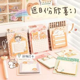 48 pcs/lot Kawaii Animal Girl Memo Pad Sticky Notes Cute N Times Stationery Label Notepad Bookmark Post School Supplies