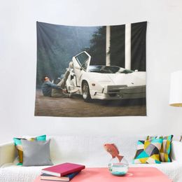 Tapestries The Wolf Of Classic Car Tapestry Anime Decor Room Decoration