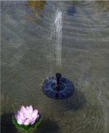 7V Solar Water Pump Outdoor Floating Panel Solar Powered Water Fountain Garden Plants Pump Watering Power Pond Tank Pool3542286