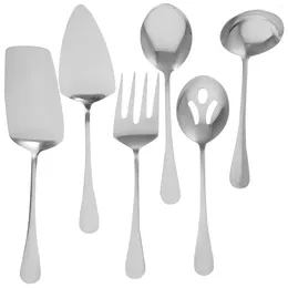 Plates Steak Tableware Fork Spoon Kit Dinnerware Eating Utensils Stainless Steel Flatware Cutlery Forks Spoons Serving