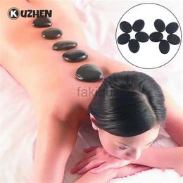 Massage Stones Rocks 2/6/8/10PCS Spa Rock Basalt Stone Beauty Stones Massage Lava Natural Stone Massage Stones Massage Natural Energy Massage Set 240403