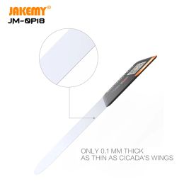 JAKEMY 0.1mm Ultra Thin Pry Opening Card for Mobile Phone Curved Screen Disassemble Repair Tools