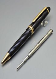 Luxury Msk145 Promotion Black Resin Ballpoint pen High quality Writing Ball point pens Stationery School Office supplies with S3264832