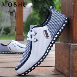 Casual Shoes Fashion Summer Sneakers Leather Men Loafers Slip On Male Flats Driving SIZE 47 Trainers Zapatos Hombre