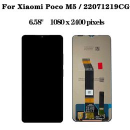 6.58"Original For Xiaomi Poco M5 LCD Display+Touch Screen Panel Digitizer Assembly Replacement For PocoM5 22071219CG LCD Display