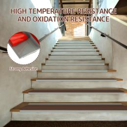 Anti-Slip Stair Edge Tape Self-adhesive L-Shape Step Edge Trim Strip Safety Furniture Corner Edge Guard Strip Protector for Step