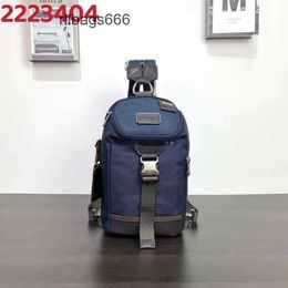 Mens Designer Mens Y5W4BUA Ballistic Crossbody Bag Backpack Chest Nylon Business Multifunctional Fashion TUMII Chest Travel Leisure Back TUMIIs Pack 2223404 A67N