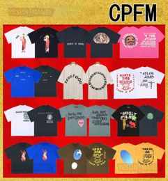 Designer Cpfm Kanyes Classic T Shirt Jus Is King Foam Love Short Sleeves Wests High Street Fashion Mens And Womens Couples Round N8822214