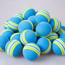 Balls 30pcs Blue Rainbow EVA Foam Golf Balls BRB Sponge Indoor Outdoor Practice Training Aid Swing Backyard New