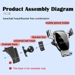 Car Mount for Land Rover Range Rover Sport L320 2006~2013 Air Vent Auto Mobile Phone Holder Bracket Gravity Stand Accessories