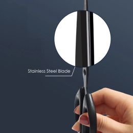 M&G Non-Stick Black Blade Scissors, Sharp Heavy Duty Comfort Grip All-Purpose Scissors for Kitchen Home School Office Art DIY