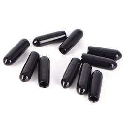 10PCS Rubber End Caps For 4 Lines Quad Stunt Kite Fixed Parts 3/4/5/6/7/8MM Black Tool Accessories
