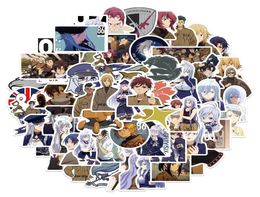 50 PCS Mixed Graffiti skateboard Stickers Anime Nonexistent war zone For Car Laptop Fridge Helmet Pad Bicycle Bike Motorcycle PS41443481